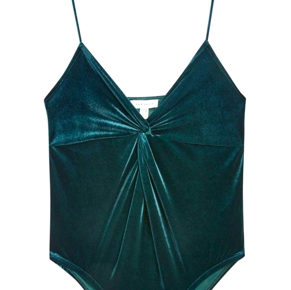 nwt Topshop twist front bodysuit, 2 - Picture 2 of 3